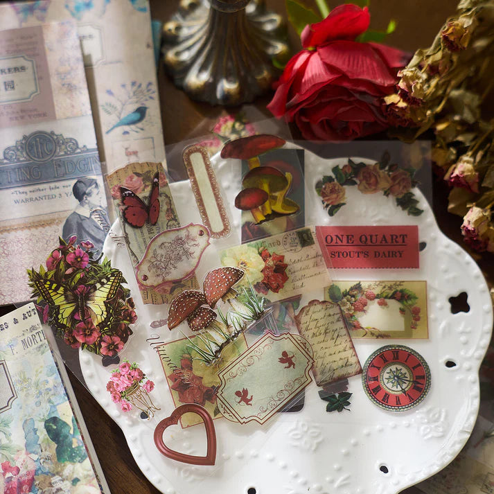 Brilliant Elegy Series Vintage Sticker Book