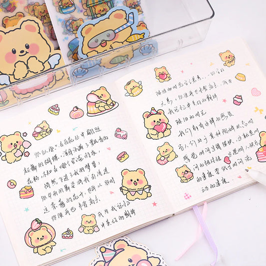 Cheesy Bear Stickers