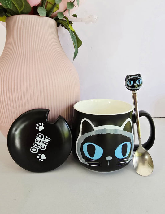Oreo Cat Ceramic Mug