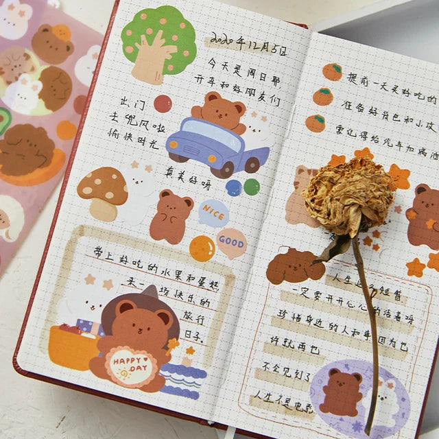 Teddy Sticker Book