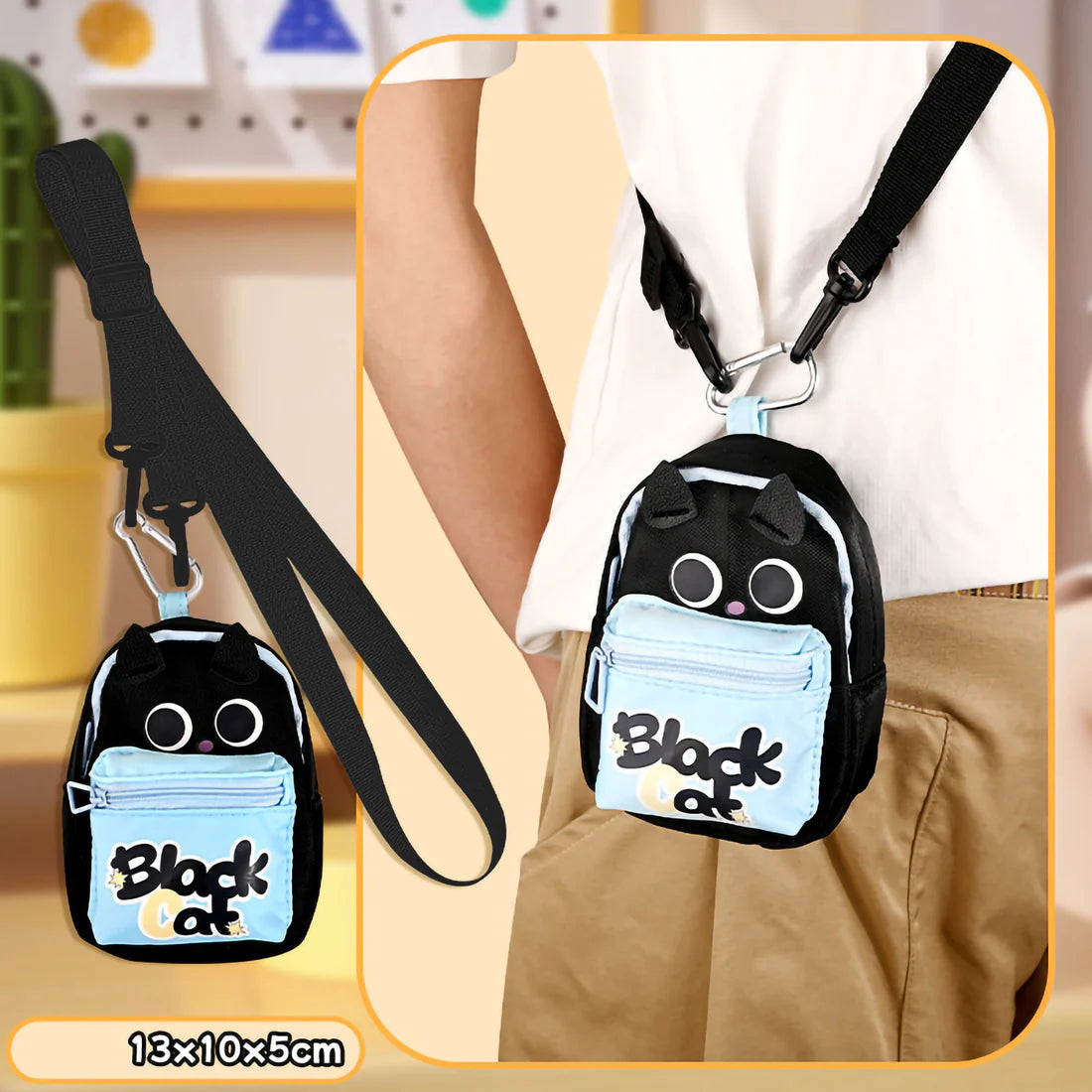 Cute Animal Shoulder Strap Coin Pouch