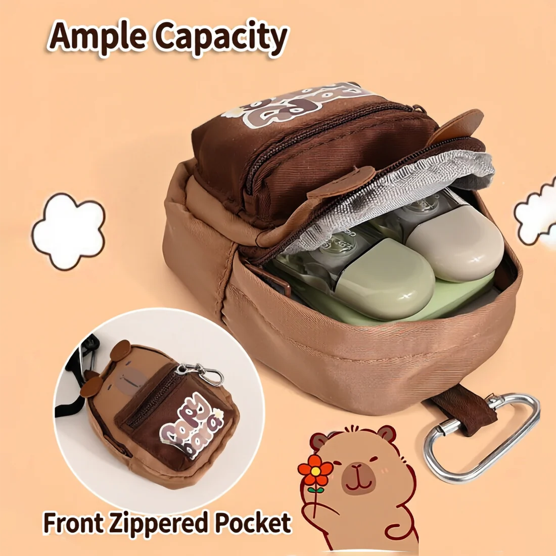 Cute Animal Shoulder Strap Coin Pouch