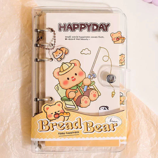 Bread Bear Metal Spiral Diary