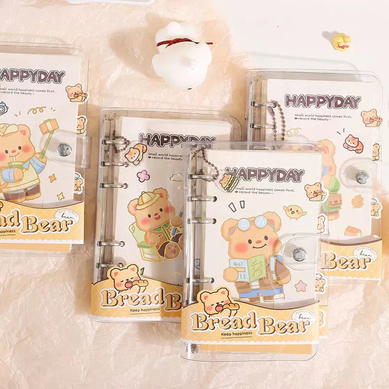 Bread Bear Metal Spiral Diary