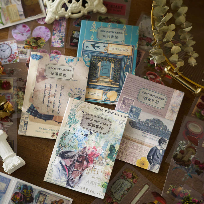 Brilliant Elegy Series Vintage Sticker Book
