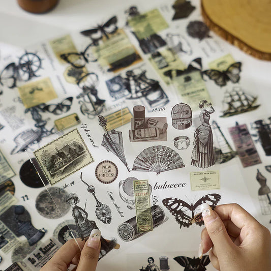 Brilliant Elegy Series Vintage Sticker Book