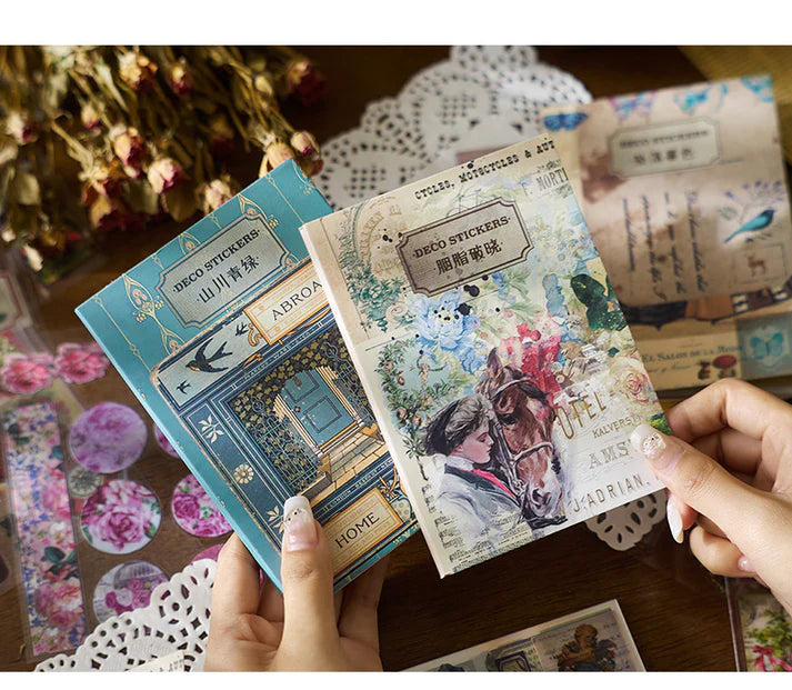 Brilliant Elegy Series Vintage Sticker Book