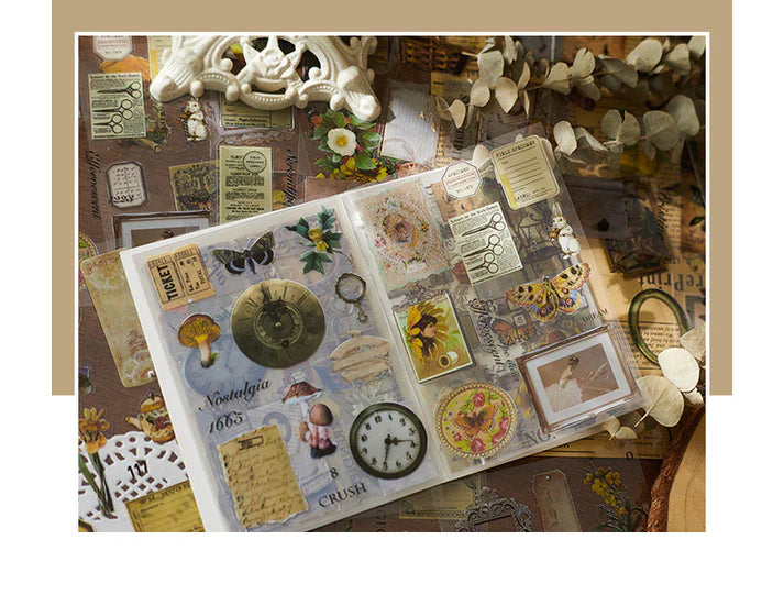 Brilliant Elegy Series Vintage Sticker Book