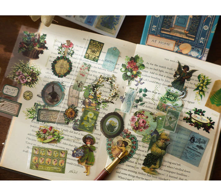 Brilliant Elegy Series Vintage Sticker Book