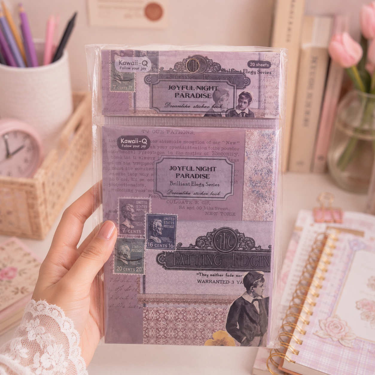 Brilliant Elegy Series Vintage Sticker Book