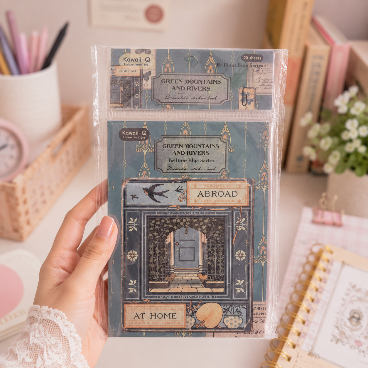 Brilliant Elegy Series Vintage Sticker Book