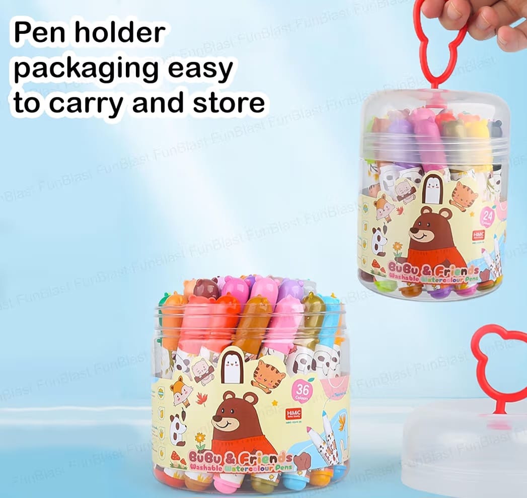 Bubu & Friends - Washable Watercolour Pens