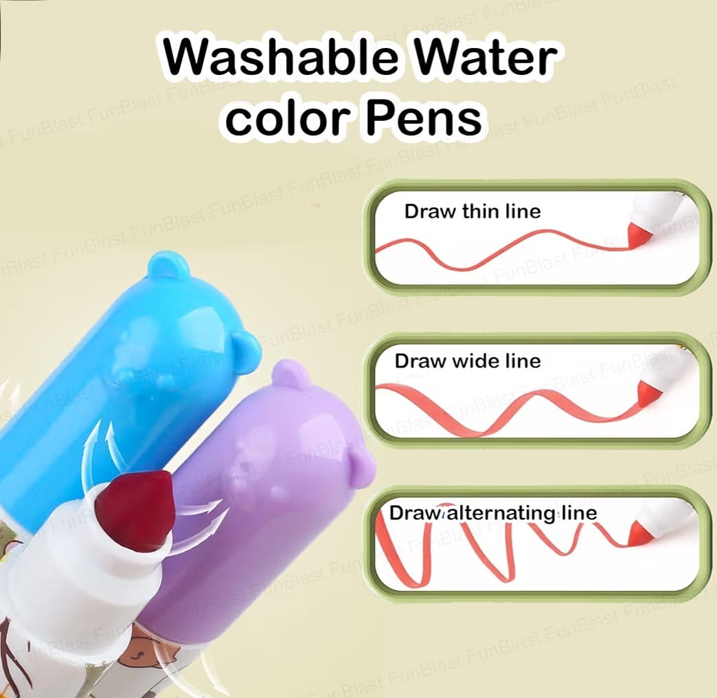 Bubu & Friends - Washable Watercolour Pens