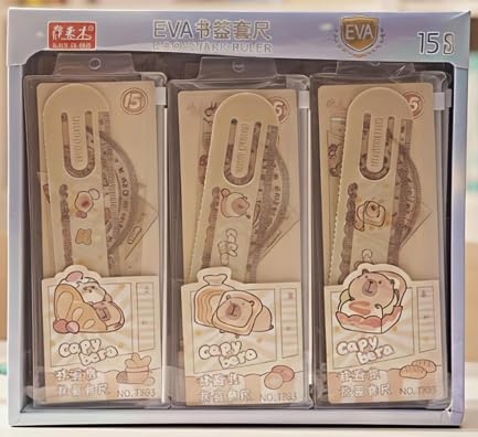 Capybara Bookmark Ruler Set