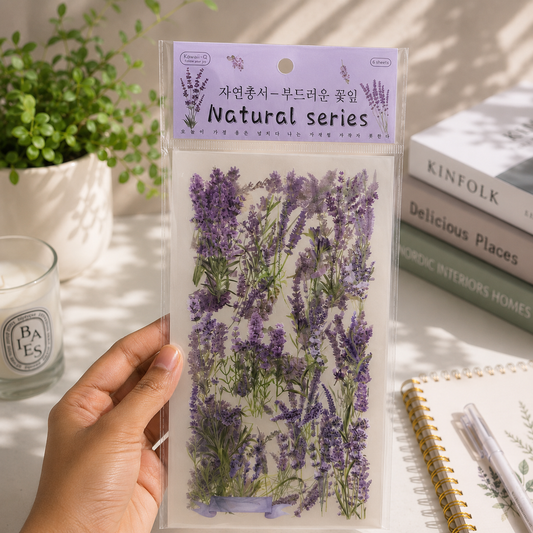 Lavender Floral Sticker