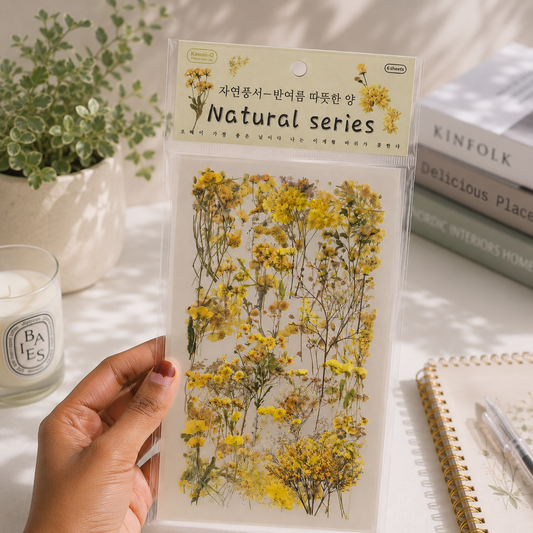 Yellow Flower Stickers