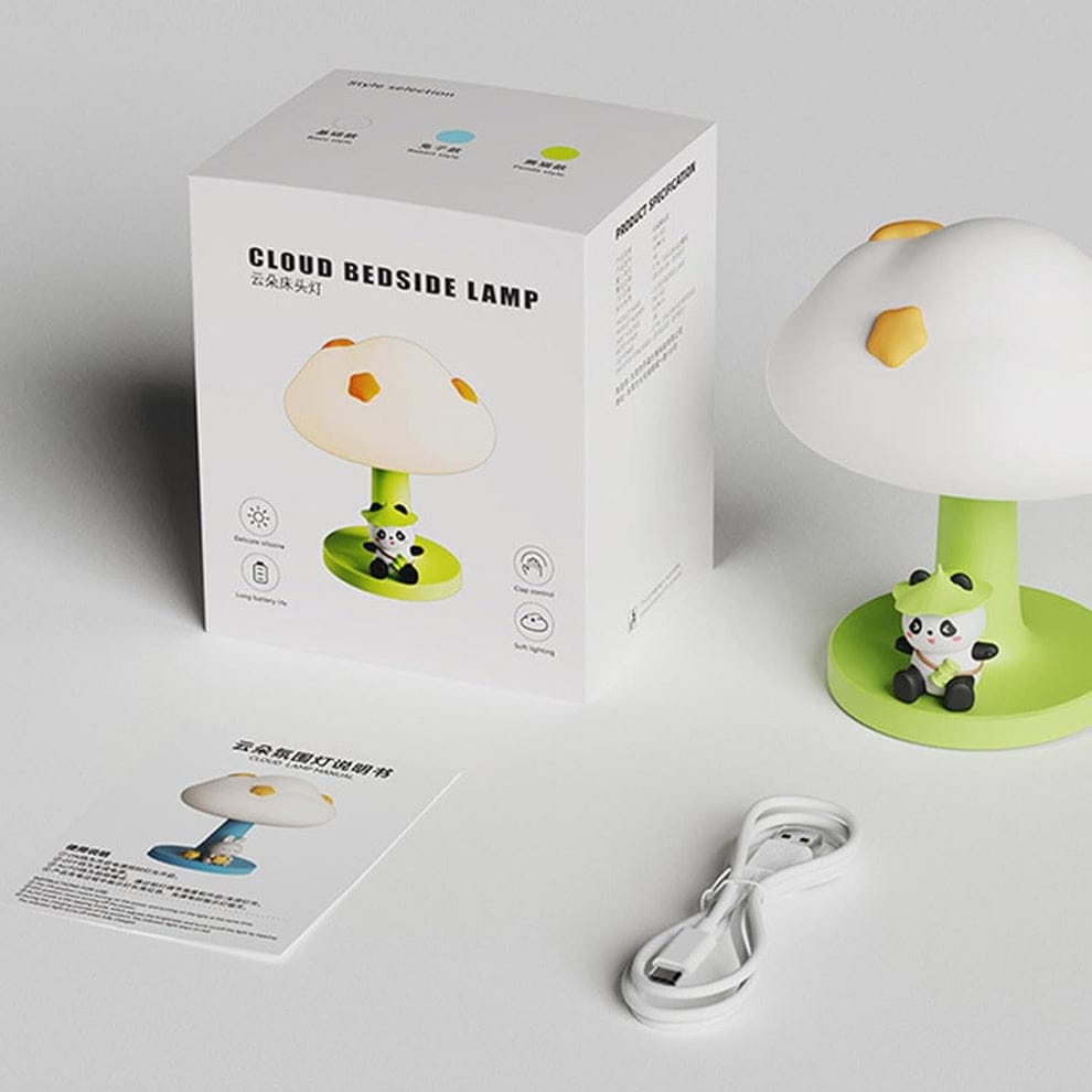 Cloud Panda Silicone Lamp