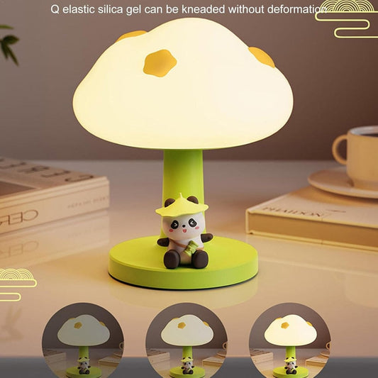 Cloud Panda Silicone Lamp