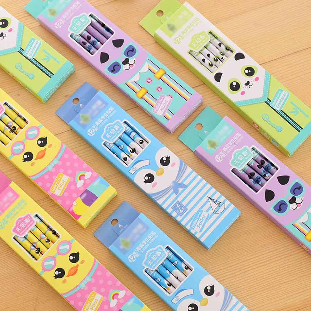 Cute Animal Pencil Pack (Set of 12pcs)