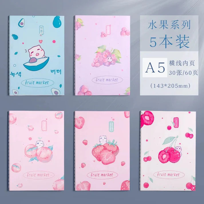 A5 Fruit Series Diary