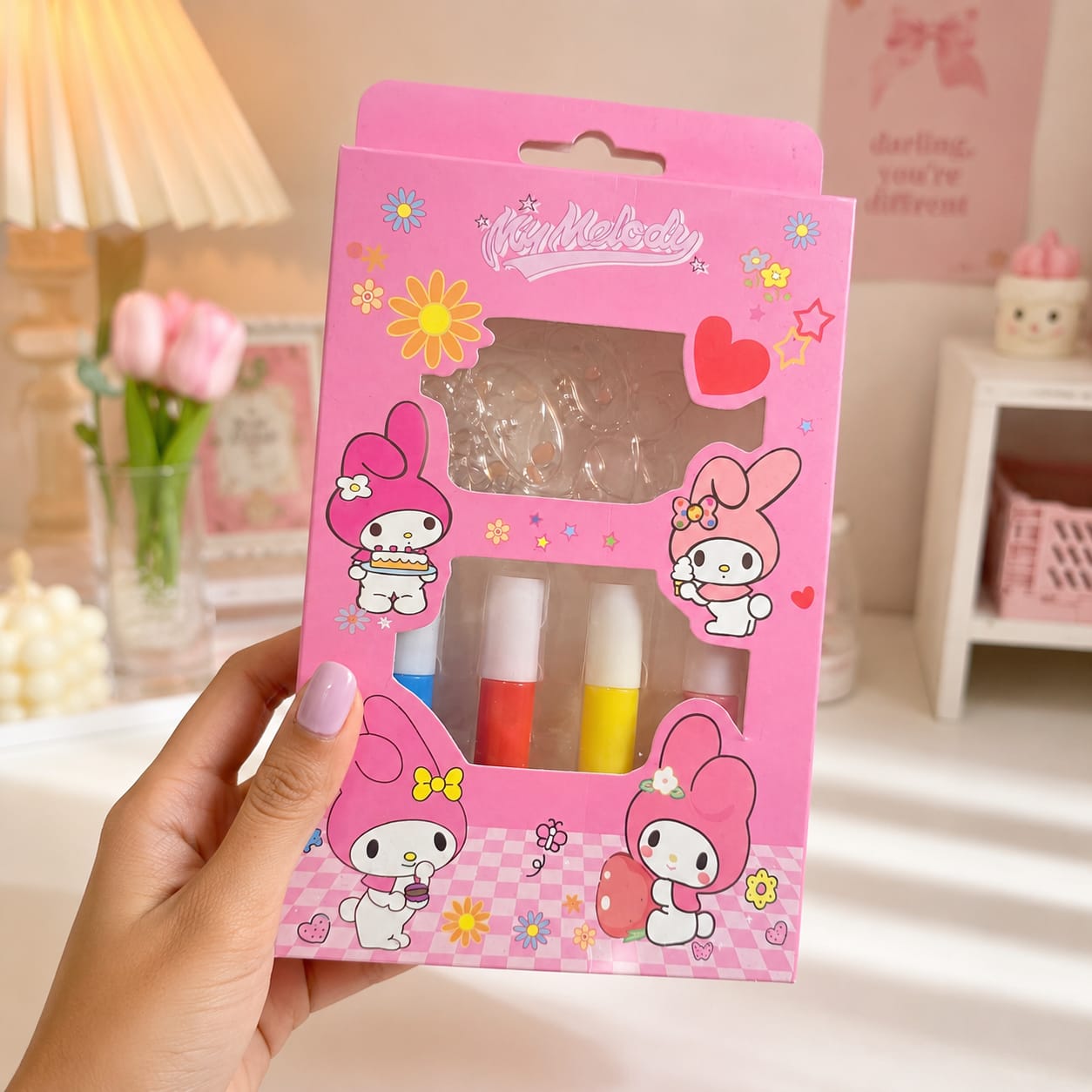 My Melody Glue Painting DIY Kit