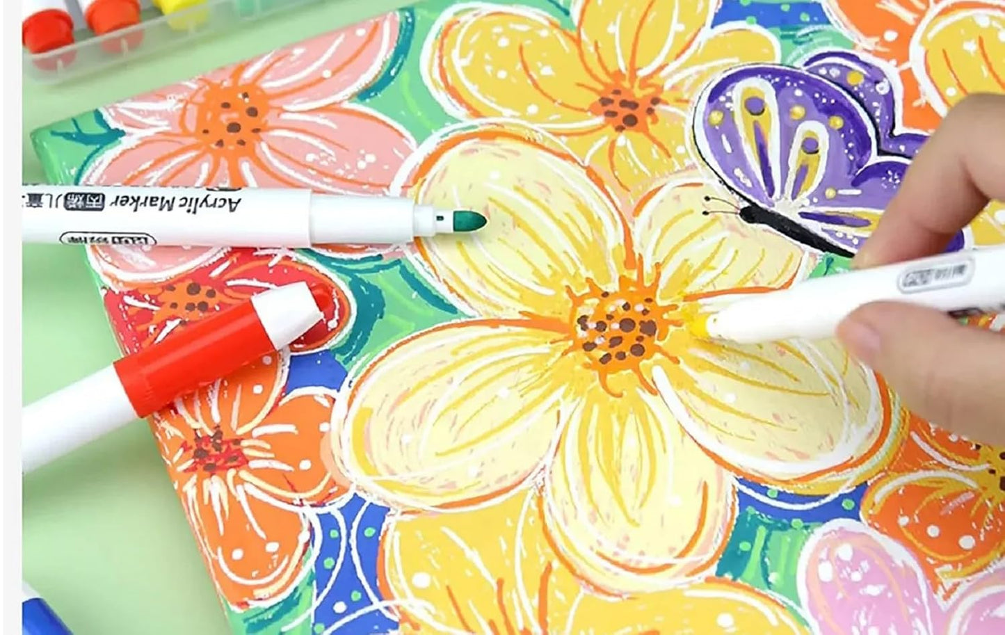 HiMiC Acrylic Markers 24 Colours Set