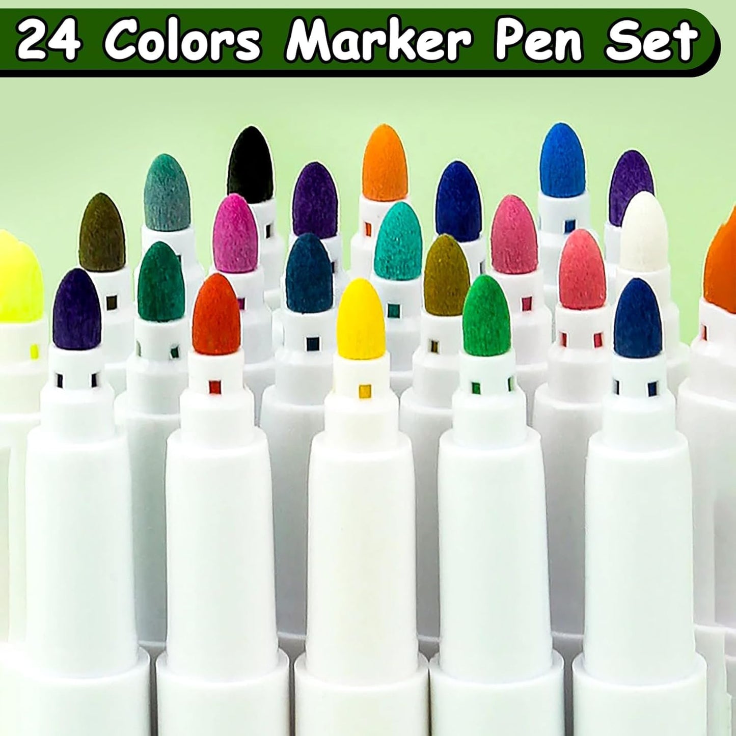 HiMiC Acrylic Markers 24 Colours Set