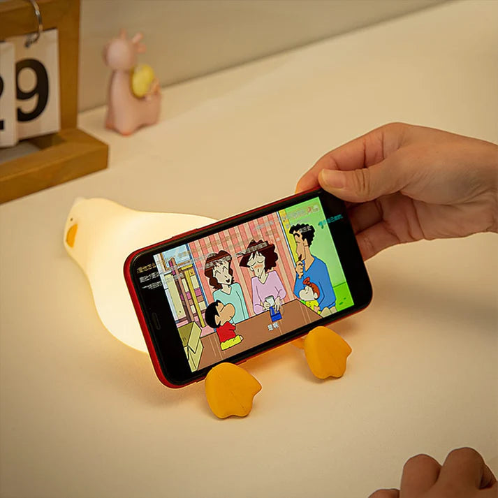 Lying Duck Silicone Lamp