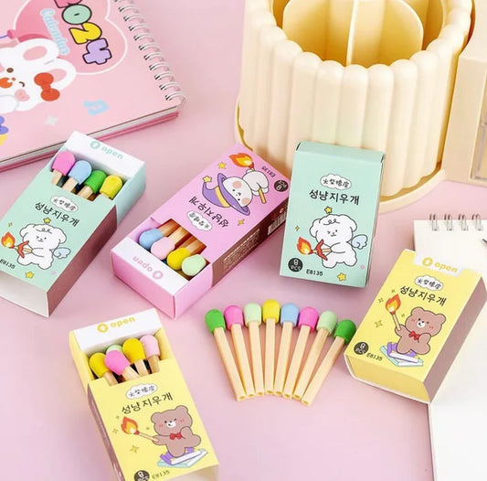 Kawaii Matchstick Eraser