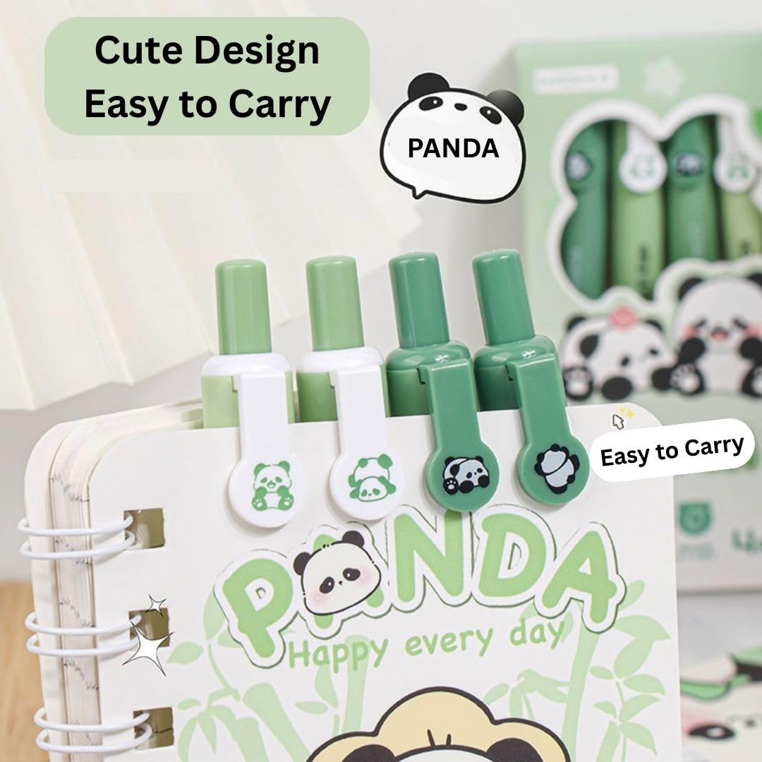 Moka Panda Soft Grip Pen (set of 4)