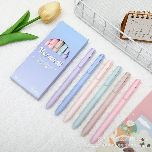 Morandi 6 colour neutral pen set