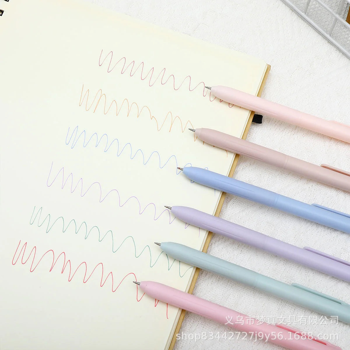 Morandi 6 colour neutral pen set