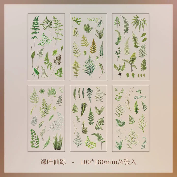 Fern Leaves Stickers
