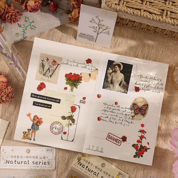 Red Rose Stickers