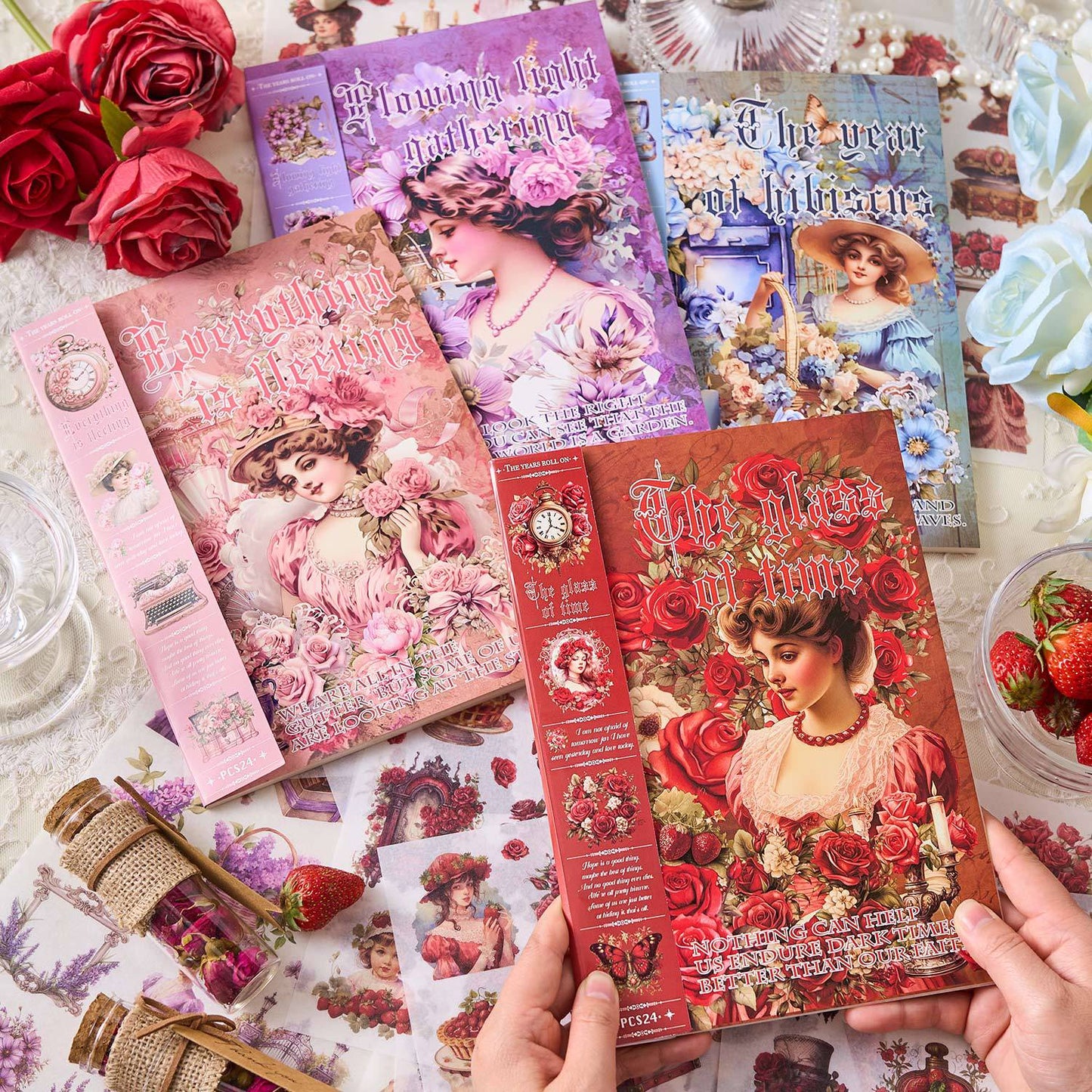 Nostalgic Beauty Vintage Sticker Book