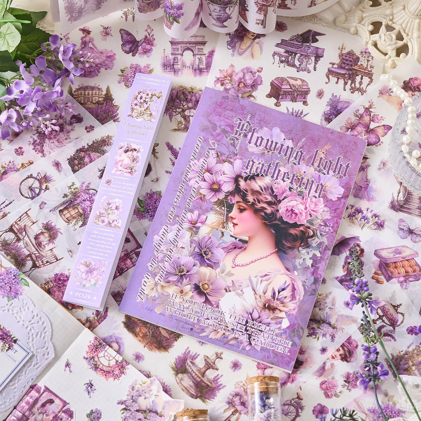 Nostalgic Beauty Vintage Sticker Book
