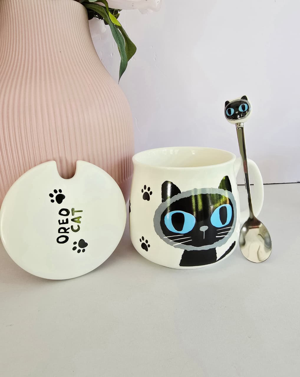 Oreo Cat Ceramic Mug