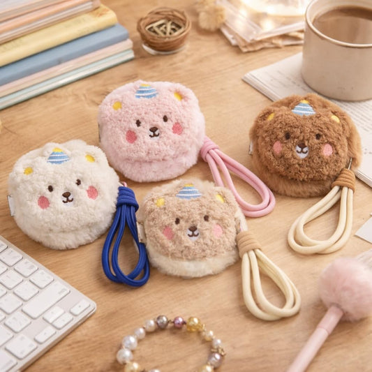 Plush Bear Double Sided Mirror