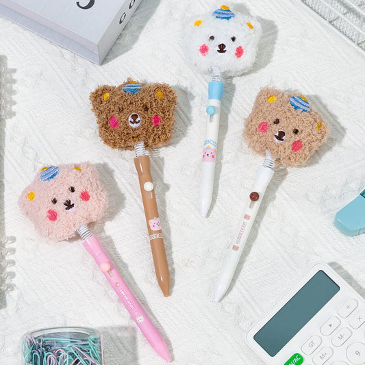Shaky Head Plush Bear Pen