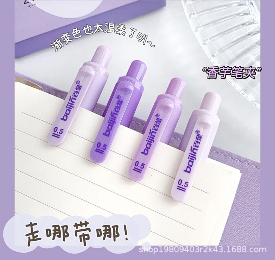 Purple Bloom (Set of 4 pens)