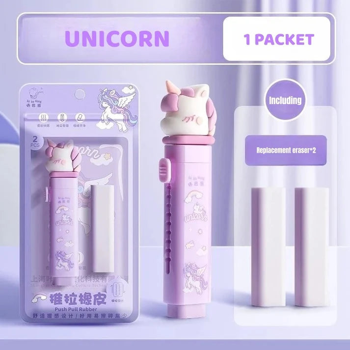 Unicorn Push Pull Eraser