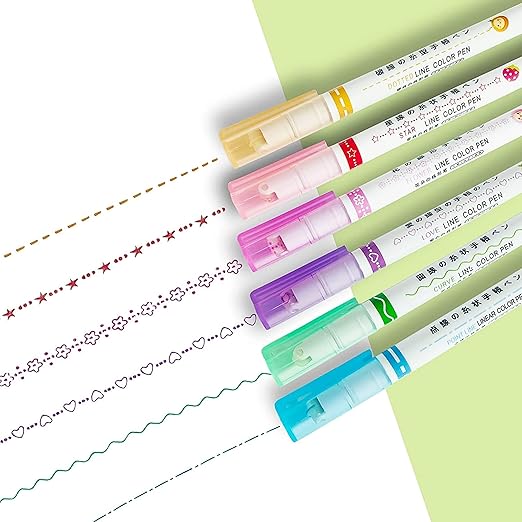 Roller pen (Set of 6 pens)