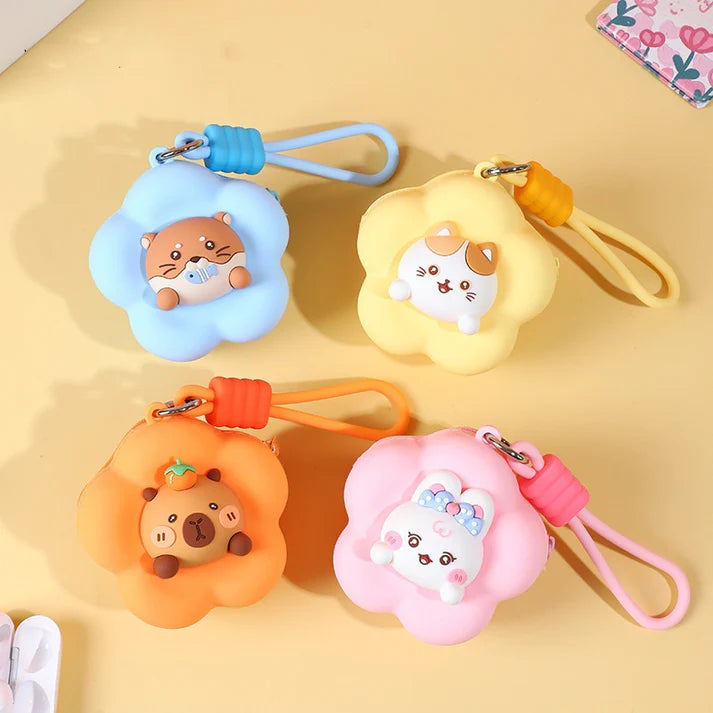 Cute Animal Silicone Pouch