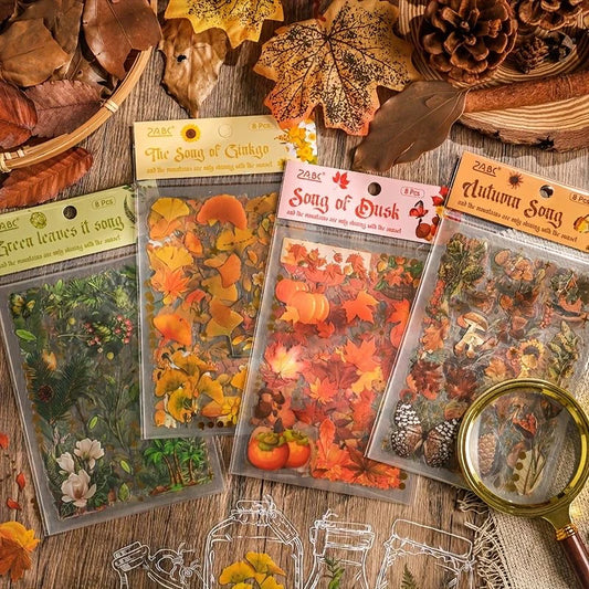 Song of Leaves Stickers