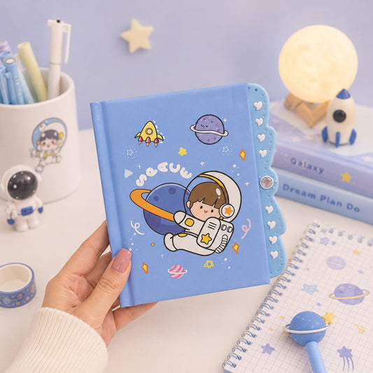 Space themed Lock Diary