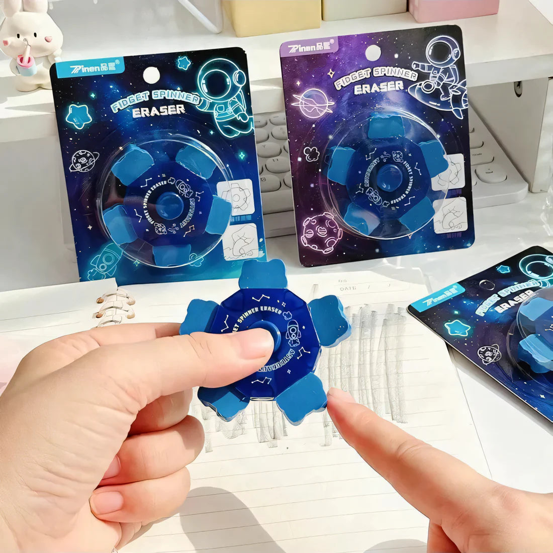 Space Spinner Eraser