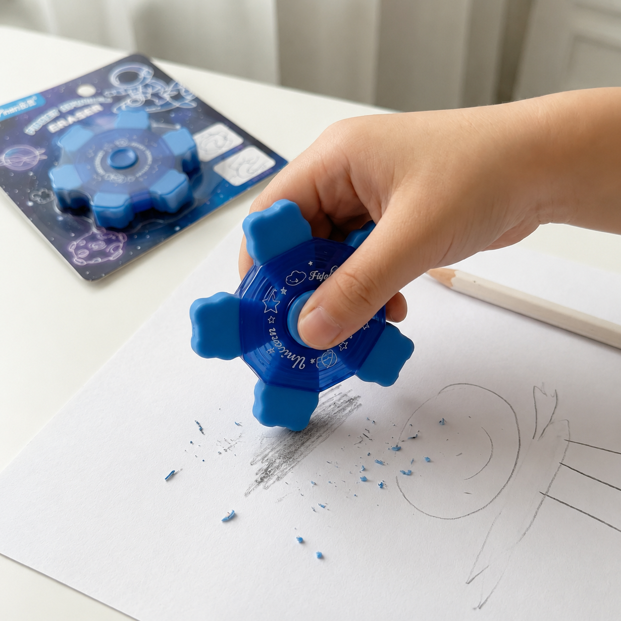 Space Spinner Eraser
