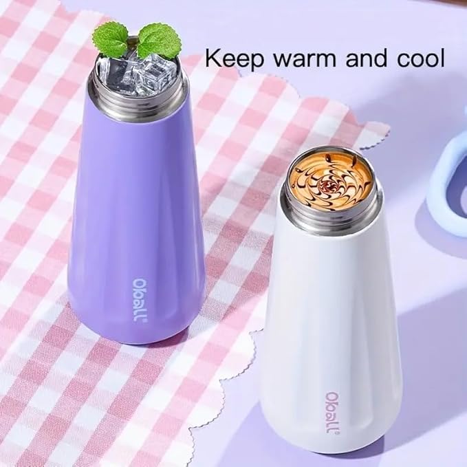 Flower Charm Stainless Steel Water Bottle