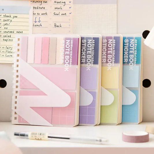 Pocket Planner Notebook with Sticky Notes