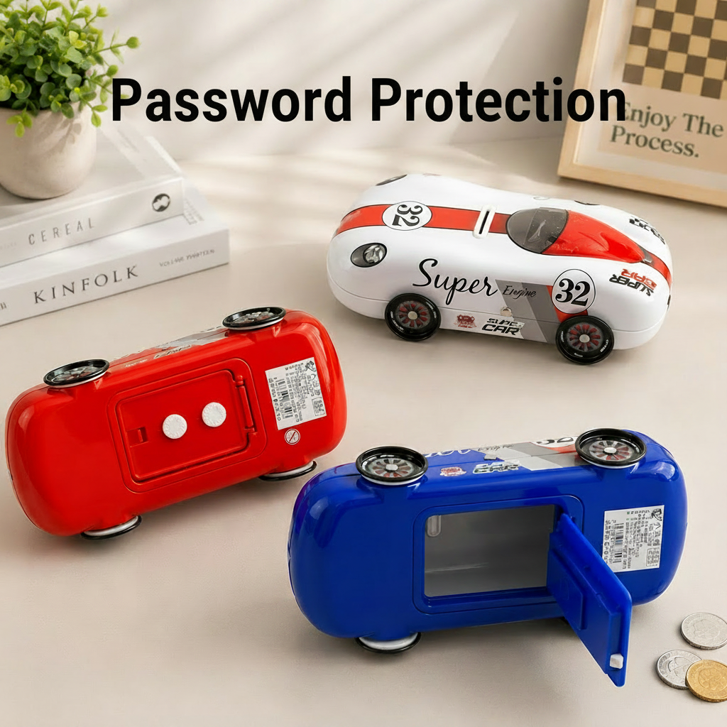 Super Car Money Bank with Password